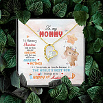 Hi Mommy Grandma Told Me That You Are Awesome You Will Be Amazing Mother Forever Love Pendant Necklace