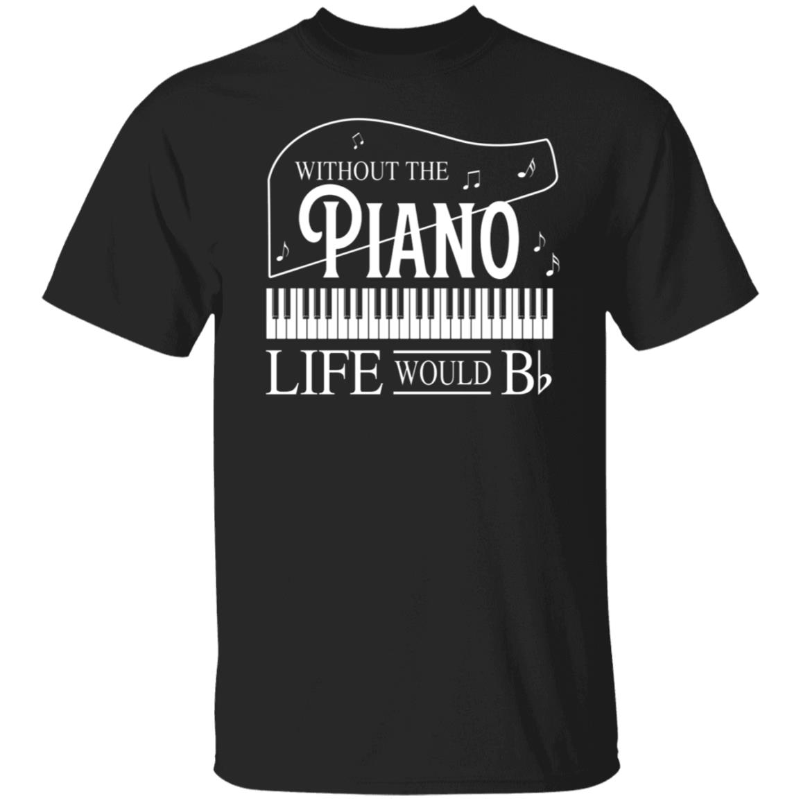 Without Pianos t, Black, Unisex T-Shirt