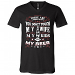 There are 3 Things in Life YT-Shirt, Black, V-Neck T-Shirt