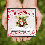 From Baby Yoda To My Mom You Are The Best Mom In The Galaxy Mother's Day Alluring Beauty Necklace