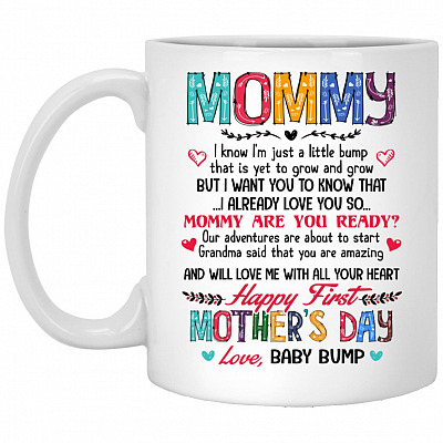 Mommy I Know I' Mug, White, 11 oz. White Mug
