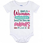 Mama's Place Baby Onesie, White, Baby Onesie - 12 Month