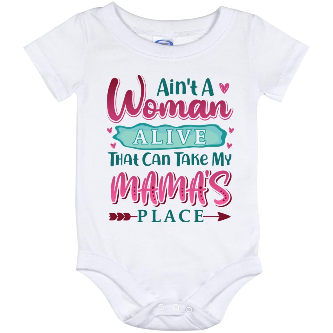 Mama's Place Baby Onesie, White, Baby Onesie - 12 Month