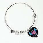 I'm Not Just A Wife I'm A Wife To A Husband With Wings Heart Pendant Necklace-Bangle