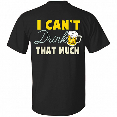 Drink2 Shirt, Black, Unisex T-Shirt