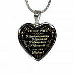 Husband To My Wife I Loved You Yesterday I Love You Still I Always Have I Always Will Heart Pendant Necklace Husband To My Wife I Loved You Yesterday I Love You Still I Always Have I Always Will Heart Pendant Necklace