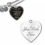 Husband To My Wife I Loved You Yesterday I Love You Still I Always Have I Always Will Heart Pendant Necklace Husband To My Wife I Loved You Yesterday I Love You Still I Always Have I Always Will Heart Pendant Necklace