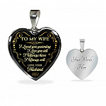 Husband To My Wife I Loved You Yesterday I Love You Still I Always Have I Always Will Heart Pendant Necklace Husband To My Wife I Loved You Yesterday I Love You Still I Always Have I Always Will Heart Pendant Necklace