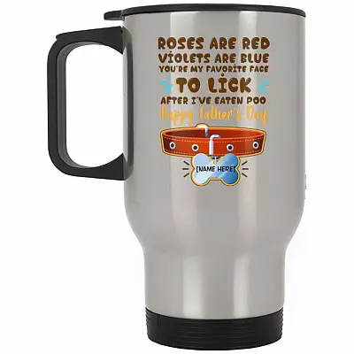 14 oz. Silver Travel Mug