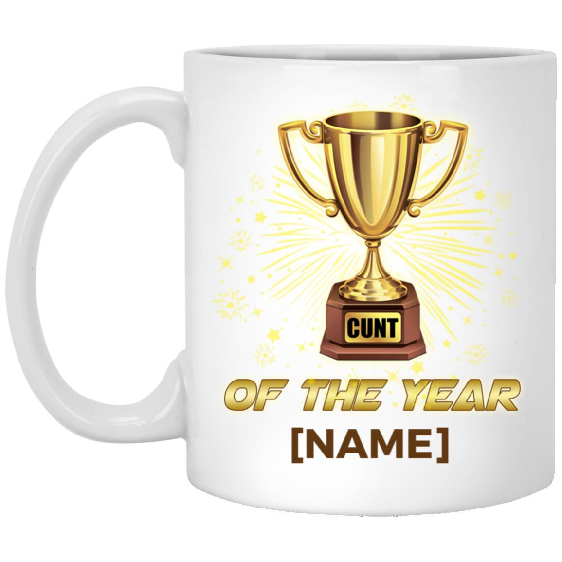 Personalized Cunt, White, 11 oz. White Mug
