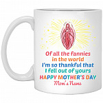 Personalized Happy Mother, White, 11 oz. White Mug