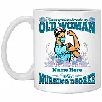 Personalized Nurse, White, 11 oz. White Mug