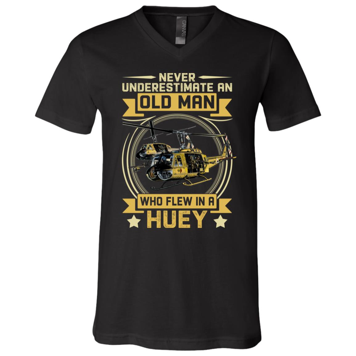 Never Underestimate Tshirt, Black, V-Neck T-Shirt Never Underestimate Tshirt, Black, V-Neck T-Shirt
