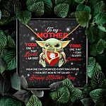To My Mother Yoda One That Loved Me First Yoda Best Mom In The Galaxy Forever Love Heart Pendant Necklace