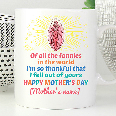 Alternative view of Personalized Happy Mother's Day 2021 Coffee Mug - I'm So Thankful That Fell Out of Yours Travel Bottle