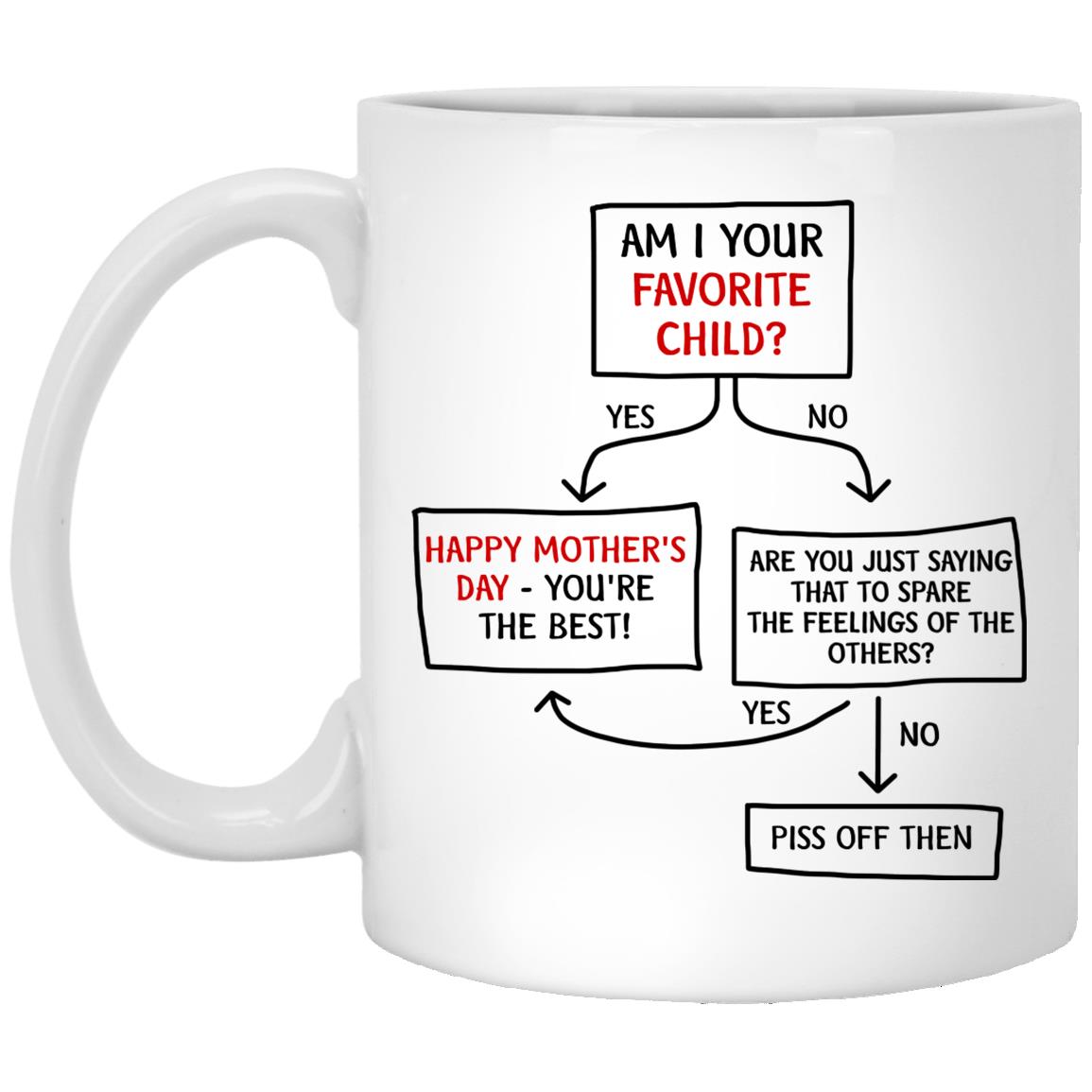 Your Favorite Child mug, White, 11 oz. White Mug