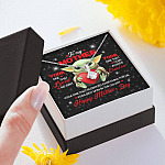 To My Mother Yoda One That Loved Me First Yoda Best Mom In The Galaxy Happy Mother's Day Alluring Beauty Necklace