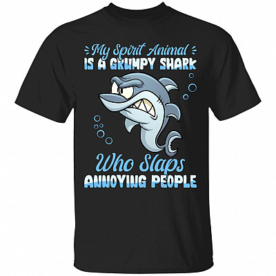 Shark Shirt, Black, Unisex T-Shirt