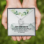 New Beginning So Get On Your Way Forever Love Heart Pendant Necklace - Graduation GIft For Her