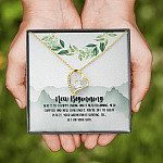 New Beginning So Get On Your Way Forever Love Heart Pendant Necklace - Graduation GIft For Her