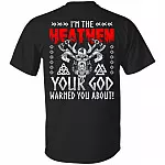 heathen T, Black, Unisex T-Shirt heathen T, Black, Unisex T-Shirt