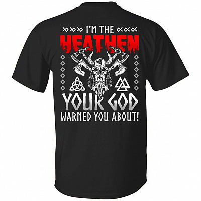 heathen T, Black, Unisex T-Shirt