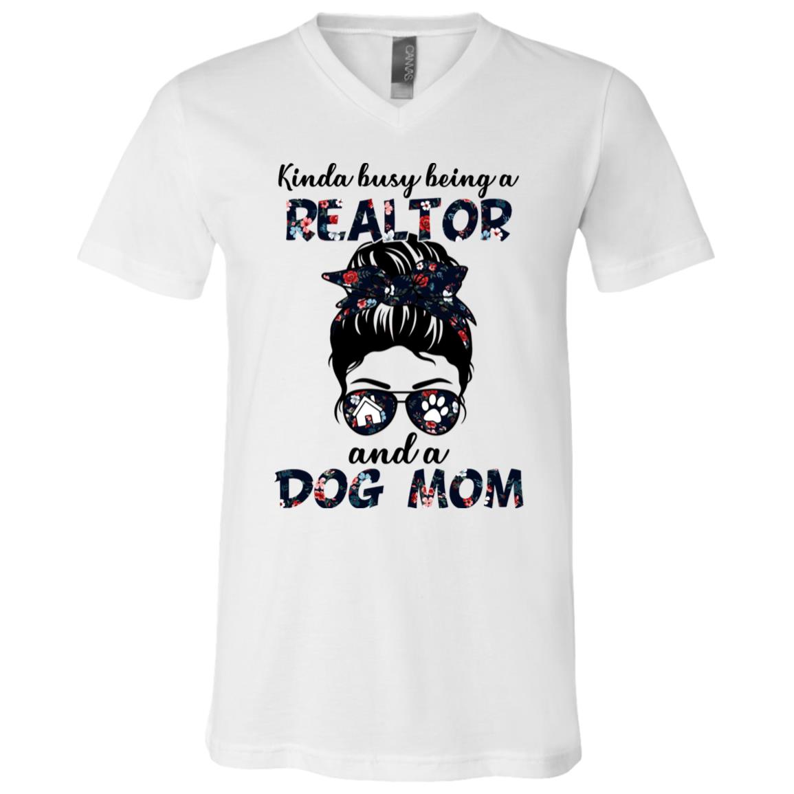 Realtor Shirt, White, V-Neck T-Shirt Realtor Shirt, White, V-Neck T-Shirt
