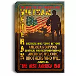 Proud Vietnam Canvas, White, 0.75'' Framed Canvas