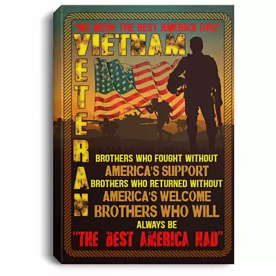 Proud Vietnam Canvas, White, 0.75'' Framed Canvas