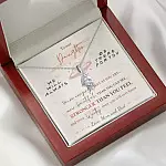 To Our Daughter We'll Always Be There for You from Mom and Dad You Are Amazing Alluring Beauty Necklace