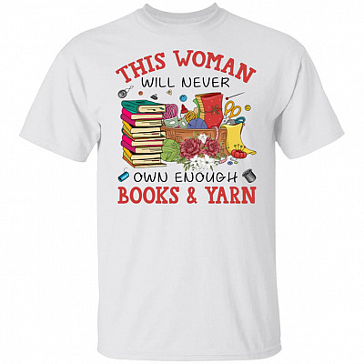 book&yarn t, White, Unisex T-Shirt