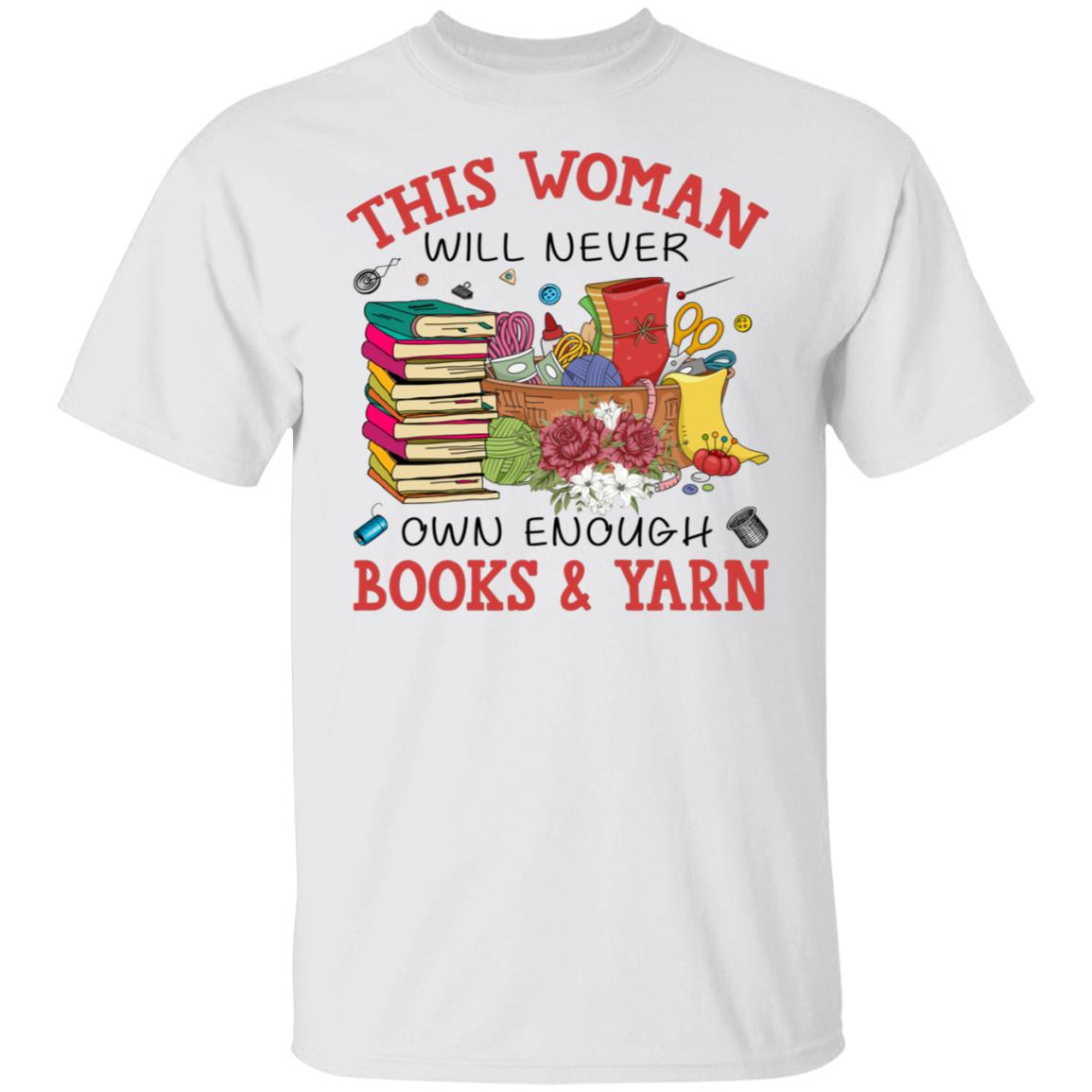 book&yarn t, White, Unisex T-Shirt