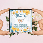 A Little Wish For A Mum To Be interlocking Hearts Pendant Necklace - Mom To Be Gift Necklace