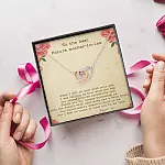 To The Best Future Mother In Law Thank You For Sharing Your Son Joined Interlocking Hearts Necklace