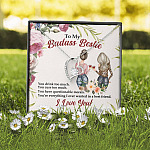 To My Badass Bestie You Drink You Cuss Too Much You're Everything I Want Forever Love Pendant Necklace