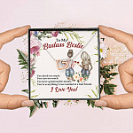 To My Badass Bestie You Drink You Cuss Too Much You're Everything I Want Interlocking Hearts Pendant Necklace