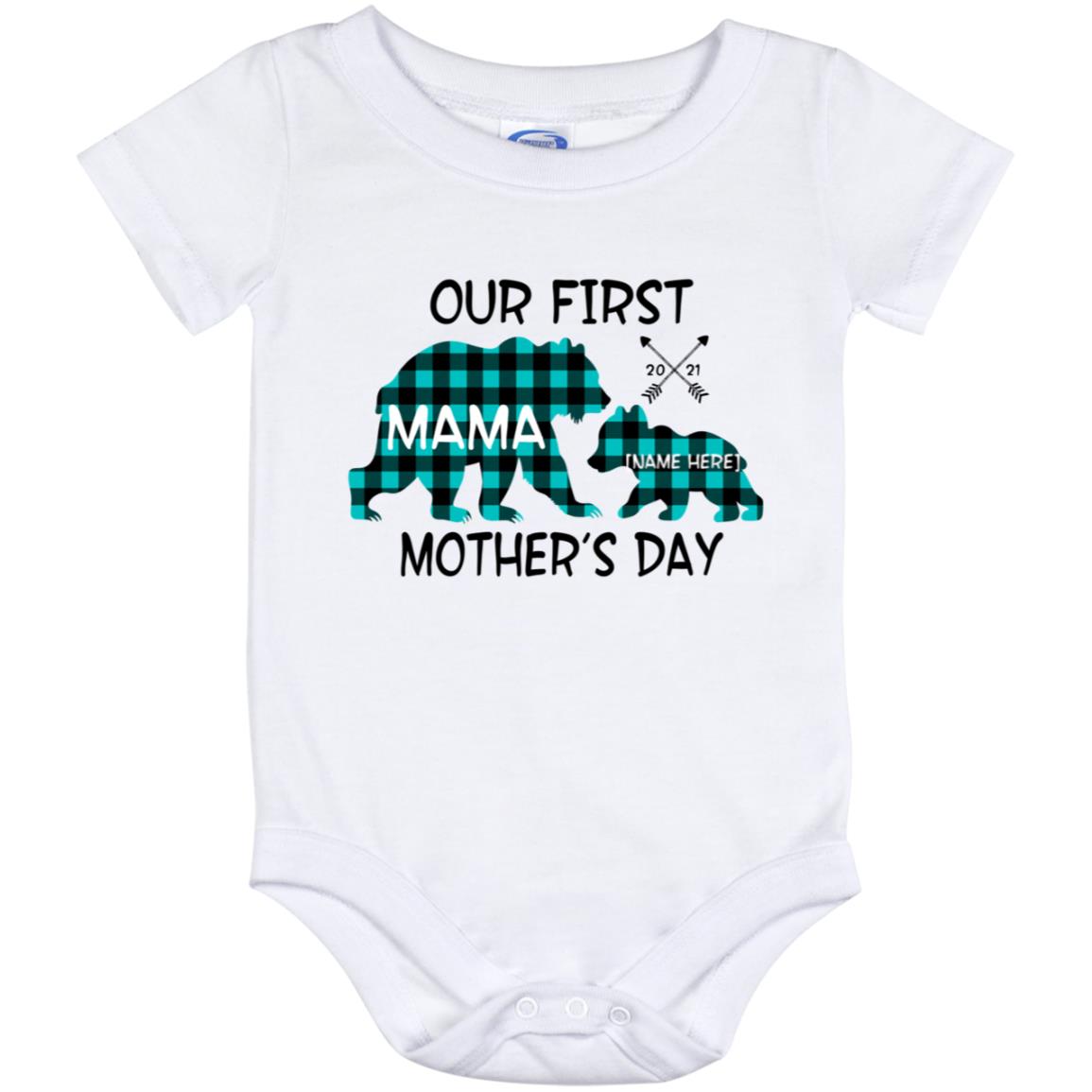 Personalized Baby Onesie, White, Baby Onesie - 12 Month