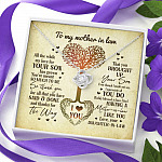 Heart Tree To My Mother In Law All The While My Love For Your Son Has Grown Love Knot Necklace Heart Tree To My Mother In Law All The While My Love For Your Son Has Grown Love Knot Necklace