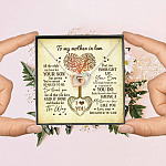 Heart Tree To My Mother In Law All The While My Love For Your Son Has Grown Joined Interlocking Hearts Necklace