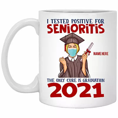 Personalized Female, White, 11 oz. White Mug