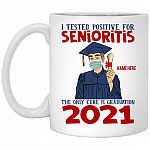 Personalized Male, White, 11 oz. White Mug