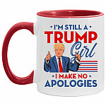 Yes I Am Trump Mug, White/Red, 11 oz. Accent Mug