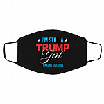 Trump Mask, Black, Cloth Face Cover – Medium/Large