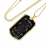 My Viking You Are My Favorite Viking You Are As Brave As Ragnar From Shieldmaiden Dog Tag Pendant Necklace