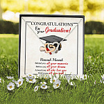 Personalized Congratulations Graduation Behind You All Your Memories Class Of 2021 Infinity Heart Necklace