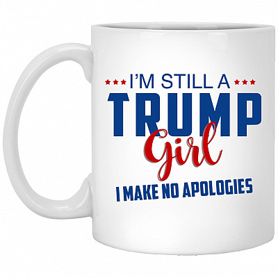 Trump Girl mug, White, 11 oz. White Mug