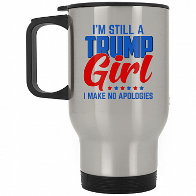 14 oz. Silver Travel Mug