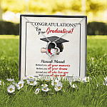 Personalized Congratulations Graduation Behind You All Your Memories Class Of 2021 Forever Love Heart Necklace