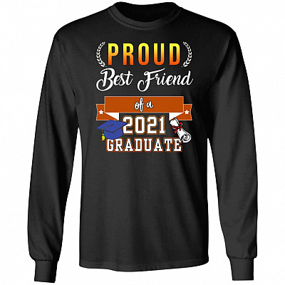 best friend Hood, Black, Long Sleeve