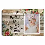 Personalized Photo Canvas, White, 0.75'' Framed Canvas